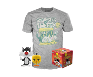 Sylvester and Tweety POP and Tee (Размер S) (PREORDER ZS) из мультфильма Looney Tunes