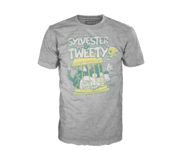 Sylvester and Tweety T-Shirt (Размер M) из мультфильма Looney Tunes