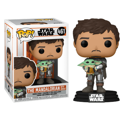 Фигурка Мандалорец с Грогу (Дитя, Малыш Йода) (The Mandalorian with ...