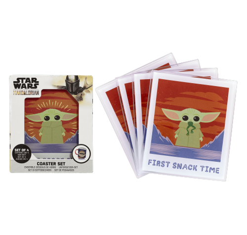 Дитя Малыш Йода подставки под напитки (The Child / Baby Yoda Coaster Set Polaroids) из сериала Звёздные войны: Мандалорец