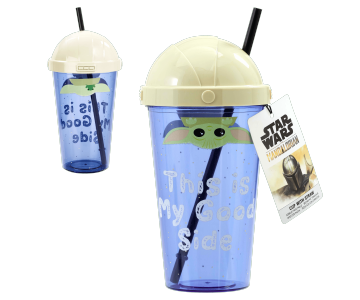 The Child / Baby Yoda Cup with Straw This Is My Good Side (PREORDER ZS) из сериала Star Wars: Mandalorian
