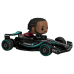 Льюис Хэмилтон с болидом (Lewis Hamilton Mercedes AMG Petronas Rides) (PREORDER EarlyMay242) из гонок Формула-1