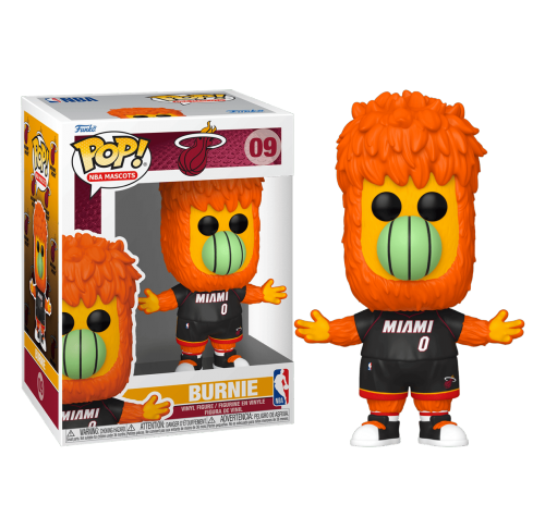 Берни Майами Хит (Burnie Miami Heat) (PREORDER MidNov24) из Маскоты Баскетбол НБА