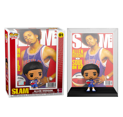 Аллен Айверсон Обложка Журнала (Allen Iverson SLAM Magazine Cover) из серии НБА Баскетбол