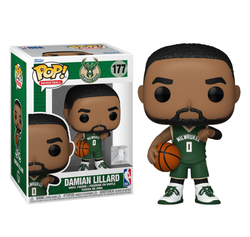 Дамиан Лиллард Милуоки Бакс (Damian Lillard Milwaukee Bucks) (PREORDER MidNov24) из серии НБА Баскетбол