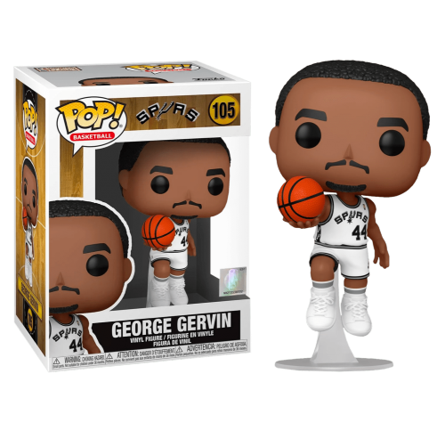 Джордж Гервин Сан-Антонио Спёрс (George Gervin San Antonio Spurs) (preorder WALLKY) из серии НБА Баскетбол