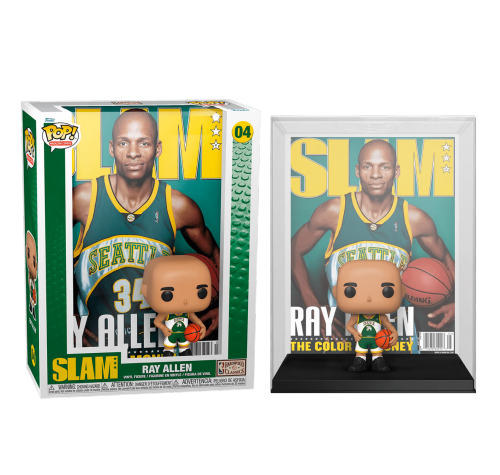 Рэй Аллен Обложка Журнала (Ray Allen SLAM Magazine Cover) из серии НБА Баскетбол