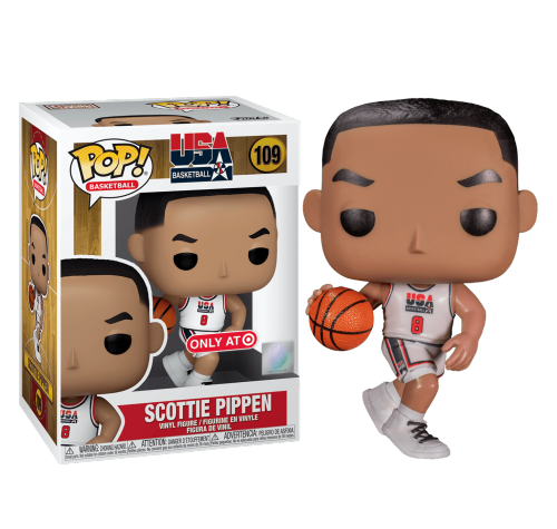 Скотти Пиппен со стикером (Scottie Pippen 1992 Team USA Jersey (Эксклюзив Target)) из серии НБА Баскетбол