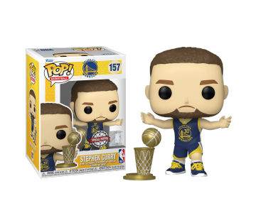 Stephen Curry Golden State Warriors with Trophy (PREORDER EarlyJuly) (Эксклюзив Fugitive Toys) из серии NBA Basketball 157