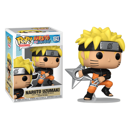 Наруто Узумаки с кунаем и сюрикеном (PREORDER MedMarch25) (Naruto Uzumaki with Kunai and Shuriken) из сериала Наруто: Ураганные Хроники