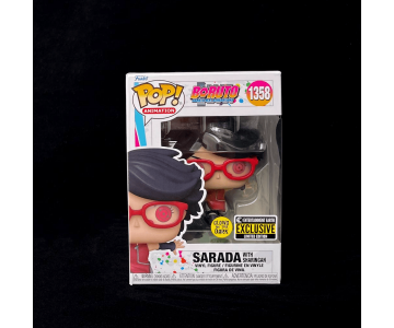 Sarada with Sharingan GitD со стикером (Эксклюзив Entertainment Earth) из аниме Boruto: Naruto Next Generations 1358