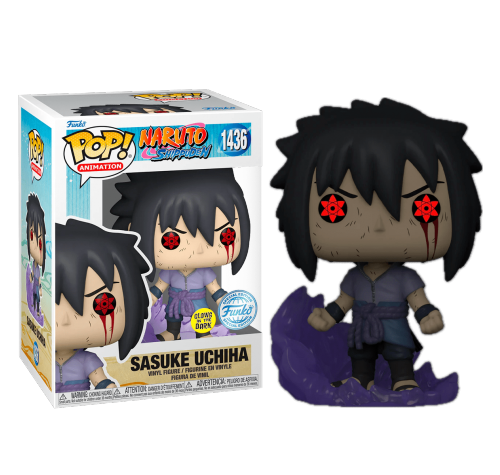 Сасуке Саске Учиха светящийся (Sasuke Uchiha GitD (Эксклюзив Funko Shop)) из аниме Наруто