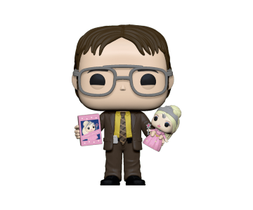 Dwight Schrute Holding Doll (Эксклюзив Funko Shop) из сериала The Office