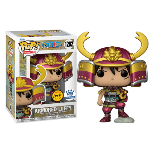 Луффи в броне металлик (Armored Luffy metallic (Chase, Эксклюзив Funko Shop)) из аниме Ван Пис