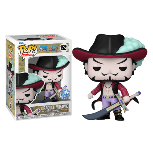 Дракуль Михок Соколиный Глаз (Dracule Mihawk (Эксклюзив Funko Shop)) (PREORDER USR) из аниме Ван Пис