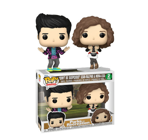 Жан-Ральфио и Мона-Лиза (Jean-Ralphio and Mona-Lisa "Don't Be Suspicious" 2-pack) (PREORDER MidNov24) из сериала Парки и зоны отдыха