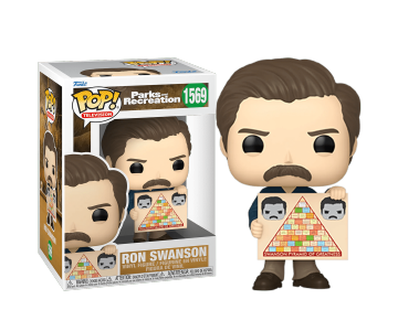 Ron Swanson with Pyramid of Greatness 15th Anniversary (PREORDER MidNov24) из сериала Parks and Recreation 1569