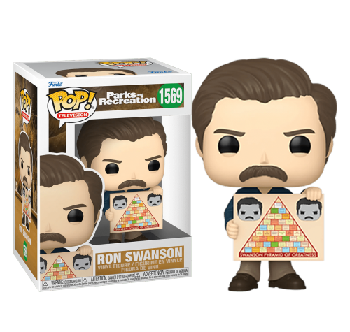 Рон Суонсон (Ron Swanson with Pyramid of Greatness) (PREORDER MidNov24) из сериала Парки и зоны отдыха