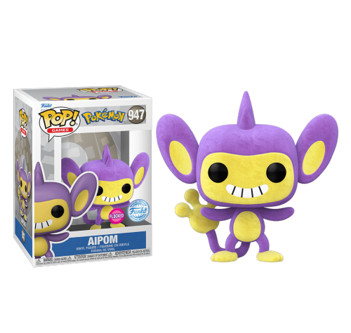 Эйпом флокированный (Aipom Flocked (Эксклюзив Specialty Series)) (preorder WALLKY) из сериала Покемон