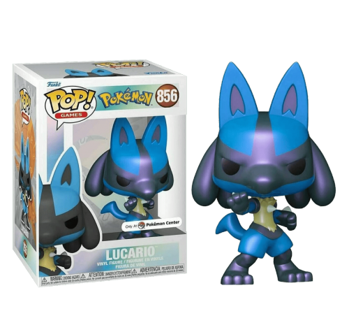 Лукарио перламутр со стикером (Lucario Pearlescent (Эксклюзив Pokémon Center)) из сериала Покемон