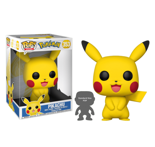 Пикачу 25 см (Pikachu 10-inch) (PREORDER USR) из сериала Покемон