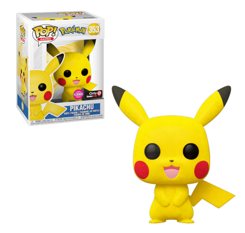 Пикачу флокированный (Pikachu Flocked (Эксклюзив GameStop)) из сериала Покемон