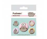 Pusheen Says Hi Badge Pack из серии Pusheen