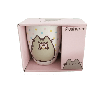 Pusheen the Cat with Donut Mug Enesco из серии Pusheen
