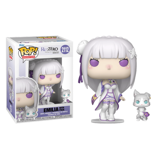Эмилия с Паком (Emilia with Puck) (PREORDER MidDec25) из аниме Re:Zero. Жизнь с нуля в альтернативном мире