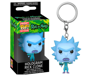 Hologram Rick Clone Keychain из сериала Rick and Morty