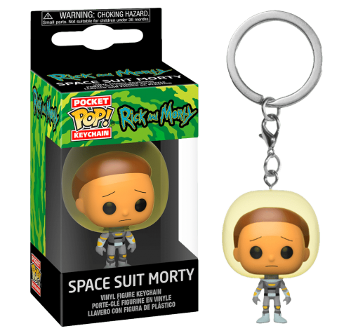 Морти в скафандре брелок (Morty in Space Suit Keychain) (preorder WALLKY) из сериала Рик и Морти