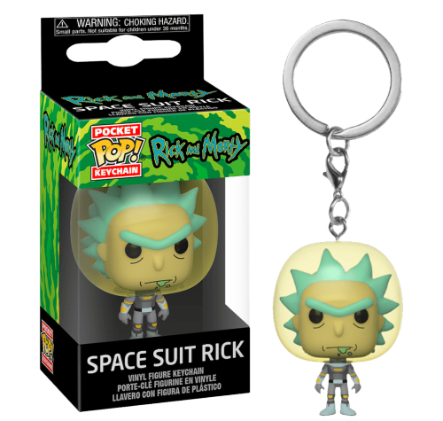 Рик в скафандре брелок (Rick in Space Suit Keychain) из сериала Рик и Морти