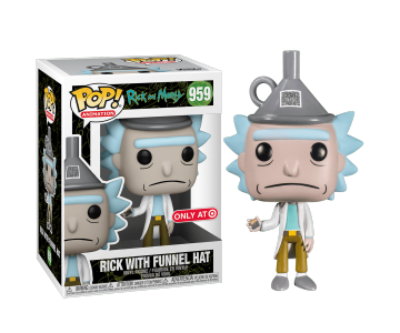 Rick with Funnel Hat со стикером (Эксклюзив Target) из мультсериала Rick and Morty 959