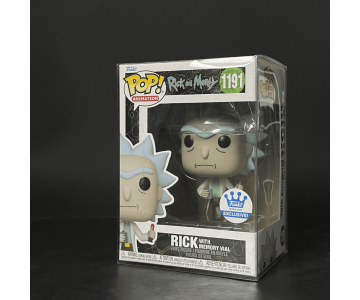 Rick with Memory Vial со стикером (Эксклюзив Funko Shop) из мультсериала Rick and Morty 1191
