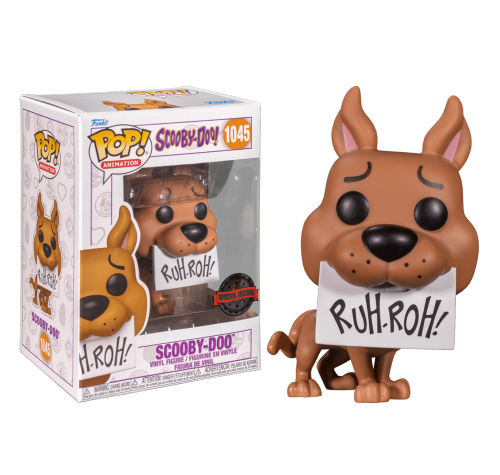 Скуби-Ду с табличкой (Scooby Doo with Ruh-Roh! Sign (Эксклюзив BoxLunch)) (preorder WALLKY) из мультика Скуби-Ду