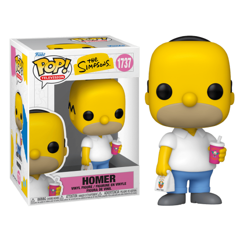 Гомер с красти бургером (Homer Krusty Burger) из мультсериала Симпсоны