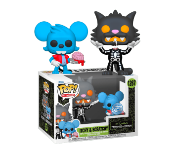 Itchy with Brain and Scratchy Skeleton (preorder WALLKY) (Эксклюзив Hot Topic) из мультсериала The Simpsons 1267