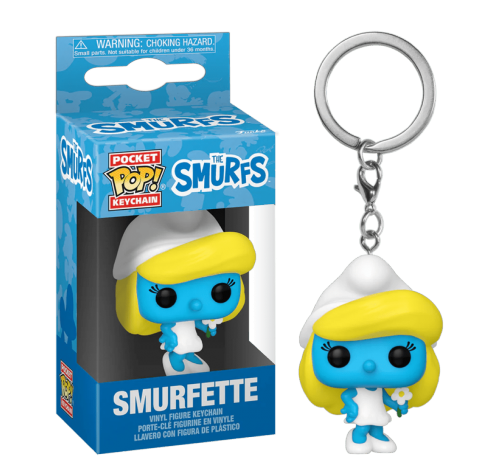 Смурфетта брелок (Smurfette keychain) (preorder WALLKY) из мультика Смурфики