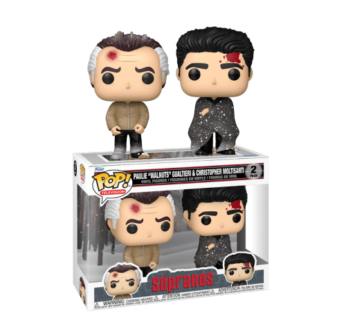 Поли Уолнатс Галтиери и Кристофер Молтисанти (Paulie Walnuts Gualtieri and Christopher Moltisanti 2-pack) (PREORDER EarlyJune25) из сериала Сопрано
