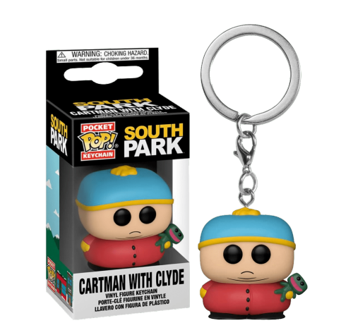 Эрик Картман с лягушонком Клайдом брелок (Cartman with Clyde Frog keychain) из сериала Южный Парк