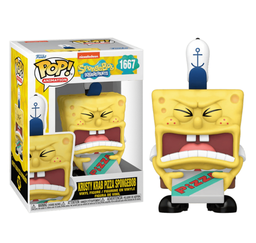 Губка Боб Квадратные Штаны с пиццей Красти Краб (Krusty Krab Pizza SpongeBob) (PREORDER EndSept24) из мультика Губка Боб Квадратные Штаны