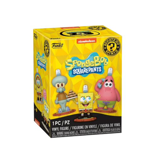 Губка Боб Квадратные Штаны мистери минис ЗАКРЫТАЯ коробочка (PREORDER EndOct24) (SpongeBob SquarePants Mystery Minis Blind Box) из мультика Губка Боб Квадратные Штаны