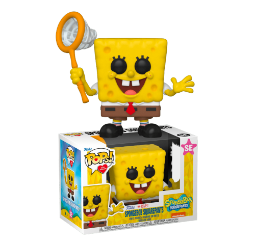 Губка Боб Квадратные Штаны с сачком (SpongeBob SquarePants with Net) из мультика Губка Боб Квадратные Штаны