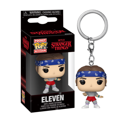Одиннадцать брелок (Eleven with Bandana keychain) (PREORDER EndDec25) из сериала Очень странные дела