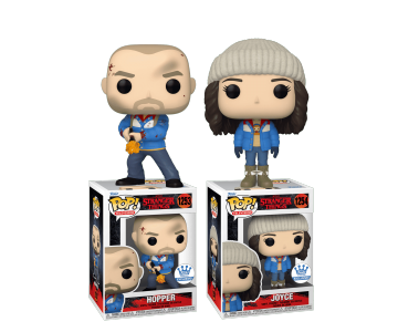 Hopper and Joyce 2-pack with protector (Эксклюзив Funko Shop) из сериала Stranger Things 1253 1254