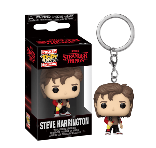 Стив Харрингтон брелок (Steve Harrington keychain) из сериала Очень странные дела