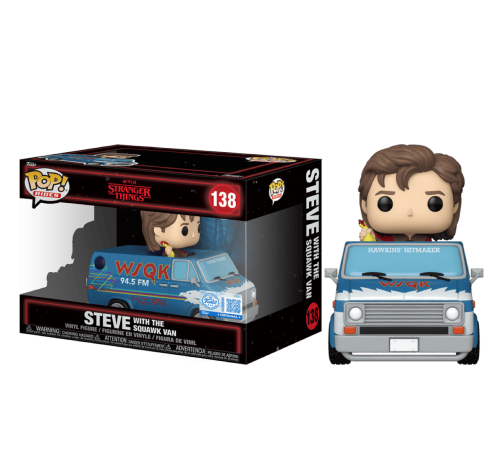 Стив Харрингтон на фургоне (Steve Harrington with the Squawk Van Rides (Эксклюзив Target)) из сериала Очень странные дела