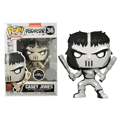 Кейси Джонс черно-белый (Casey Jones Comic Black and White (Chase, Эксклюзив Previews)) из комиксов Черепашки-ниндзя (1984)