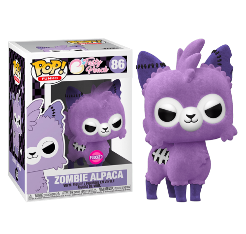 Зомби Альпака фиолетовая флокированная (Lavender Zombie Alpaca Flocked (Эксклюзив Hot Topic)) из серии Вкусный персик