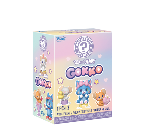 Том и Джерри мистери минис ЗАКРЫТАЯ коробочка (Tom and Jerry Gokko Mystery Minis Blind Box Single Unit) из мультсериала Том и Джерри